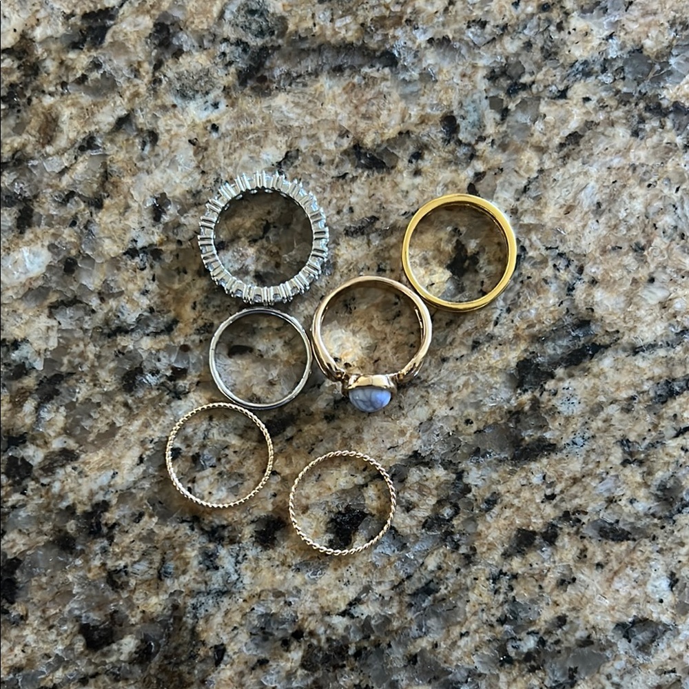 H&M Gold and Silver Ring Collection